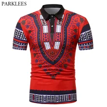 Для мужчин рубашки поло Slim Fit короткий рукав поло Homme модный Африканский Dashiki мужской поло рубашка Повседневное Марка Плюс Размеры poloshirt