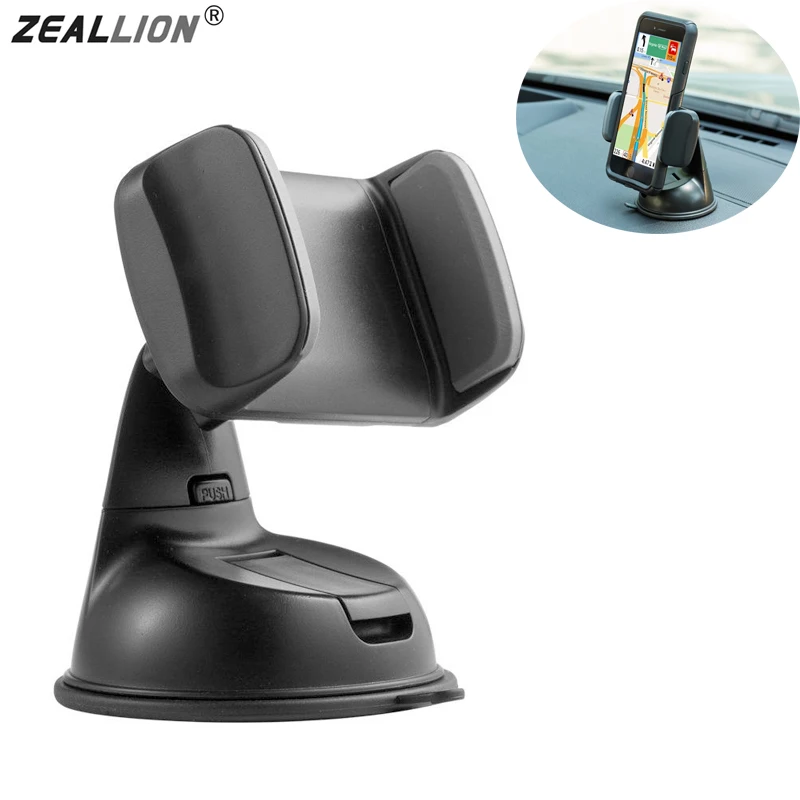 

ZEALLION Universal 360 Degree Rotation Stand Mount Slicone Sucker Windshield Car Cell Phone Holder