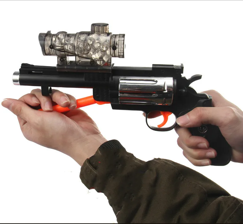 Children Airsoft M2 Water Revolver Bullet Gun Soft Bullet Gun Capable of Firing Pistol Toy Boy