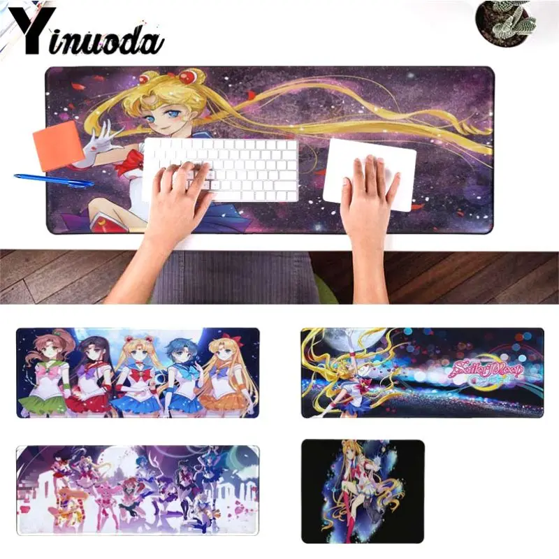 

Yinuoda New Design Sailor Moon lovely girl Large Mouse pad PC Computer mat Size for 18x22cm 20x25cm 25x29cm 30x90cm 40x90cm