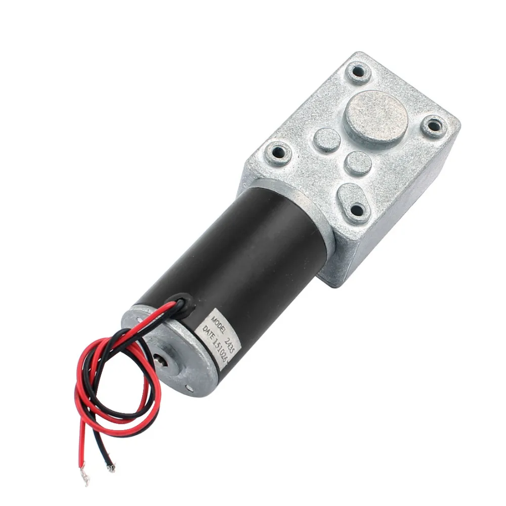 

UXCELL(R) High Quality 1Pcs 8mmx14mm D-Shape Shaft Electric Power Turbo Worm Geared Motor DC 24V 5RPM