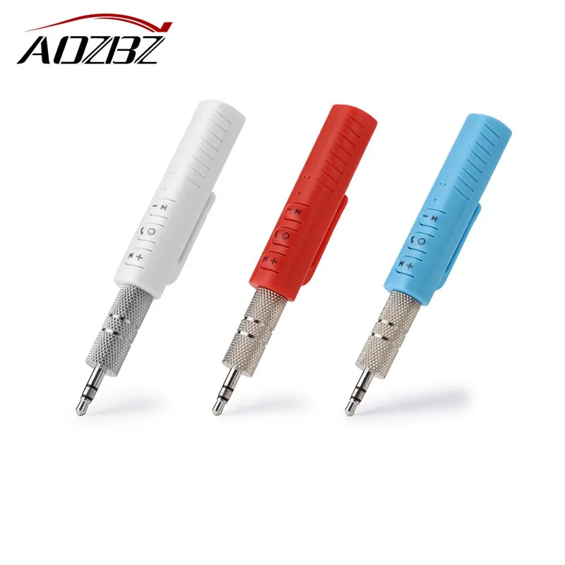 Aozbz Универсальный 3 5 мм автомобильный комплект Bluetooth 4 2 приемник музыкальный