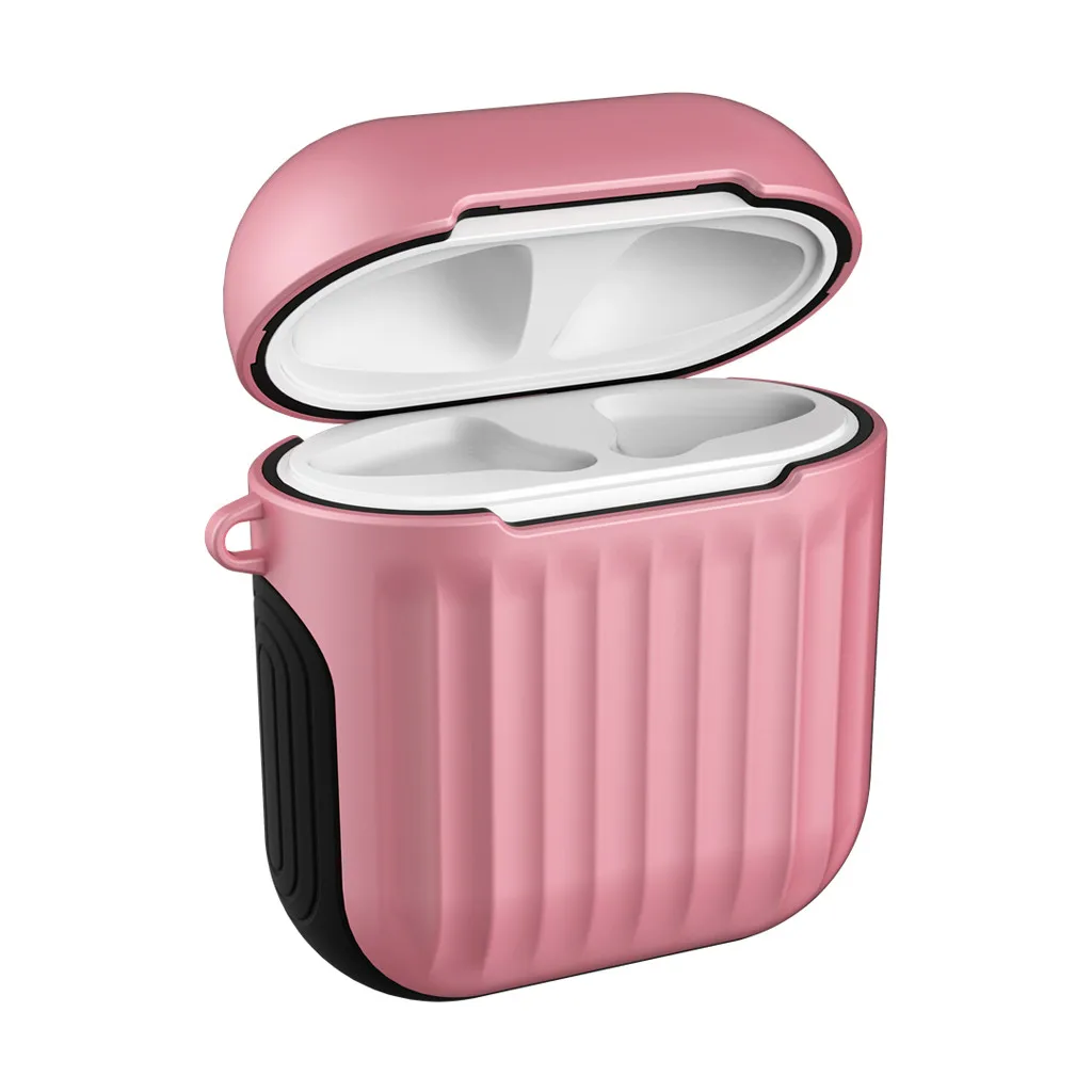 Earphone Case For Apple AirPods Charging Case AirPod Cover Holder Accessories Glossy Protector Only Cases NO Earphone +