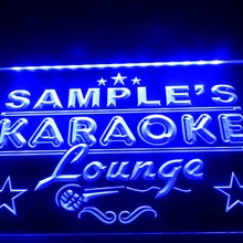 DZ012-для персонализированного названия караоке Lounge Bar неоновый знак медведя повесить знак домашний декор ремесла