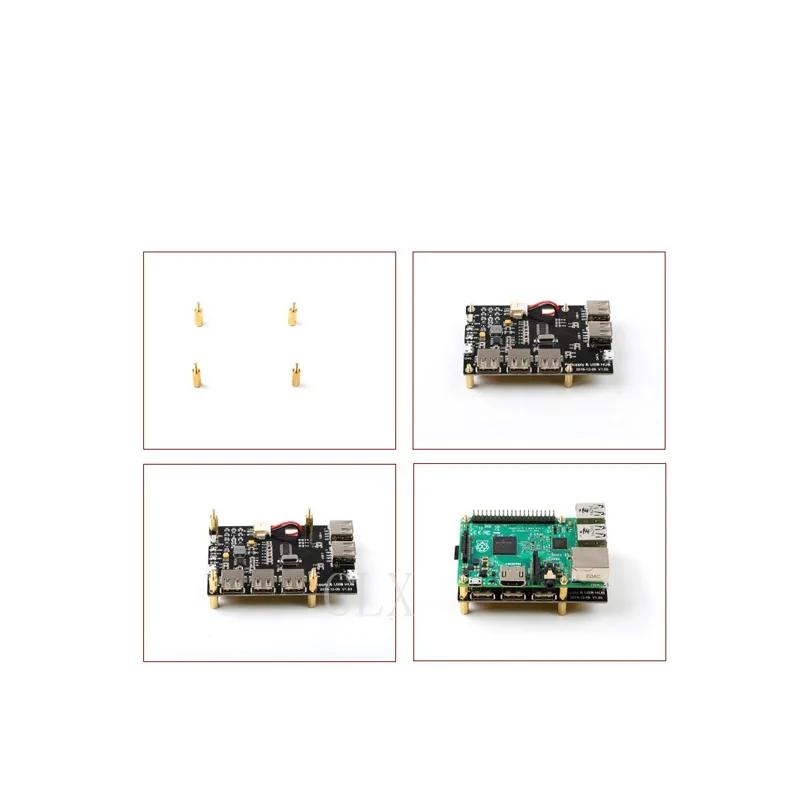 Новое поступление USB UHB плата расширения+ 3800 mAh литиевая батарея для Raspberry Pi 3 Model B/Pi 2B/B+/A+/нулевой Модуль платы