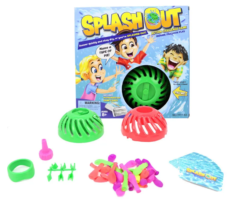 Выплеск игра вода бренд Splash Toys действие в помещении игральные карты игры вечерние интерактивные хитрые игрушки для Вечерние игры