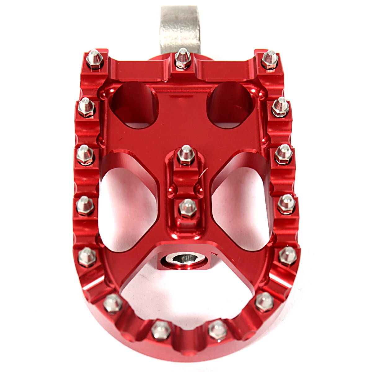 Red Rotating Footpegs Custom Chopper Foot Pegs For Harley Dyna Softail Sportster 883 Touring Street Glide Models