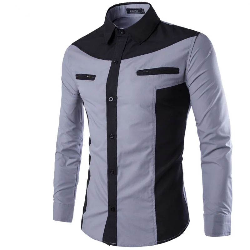 camisa con cremallera hombre