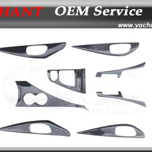 Авто-Стайлинг авто аксессуары сухой углеродного волокна отделка комплект подходит для- Infiniti Q50 седан LHD внутренняя отделка крышка комплект