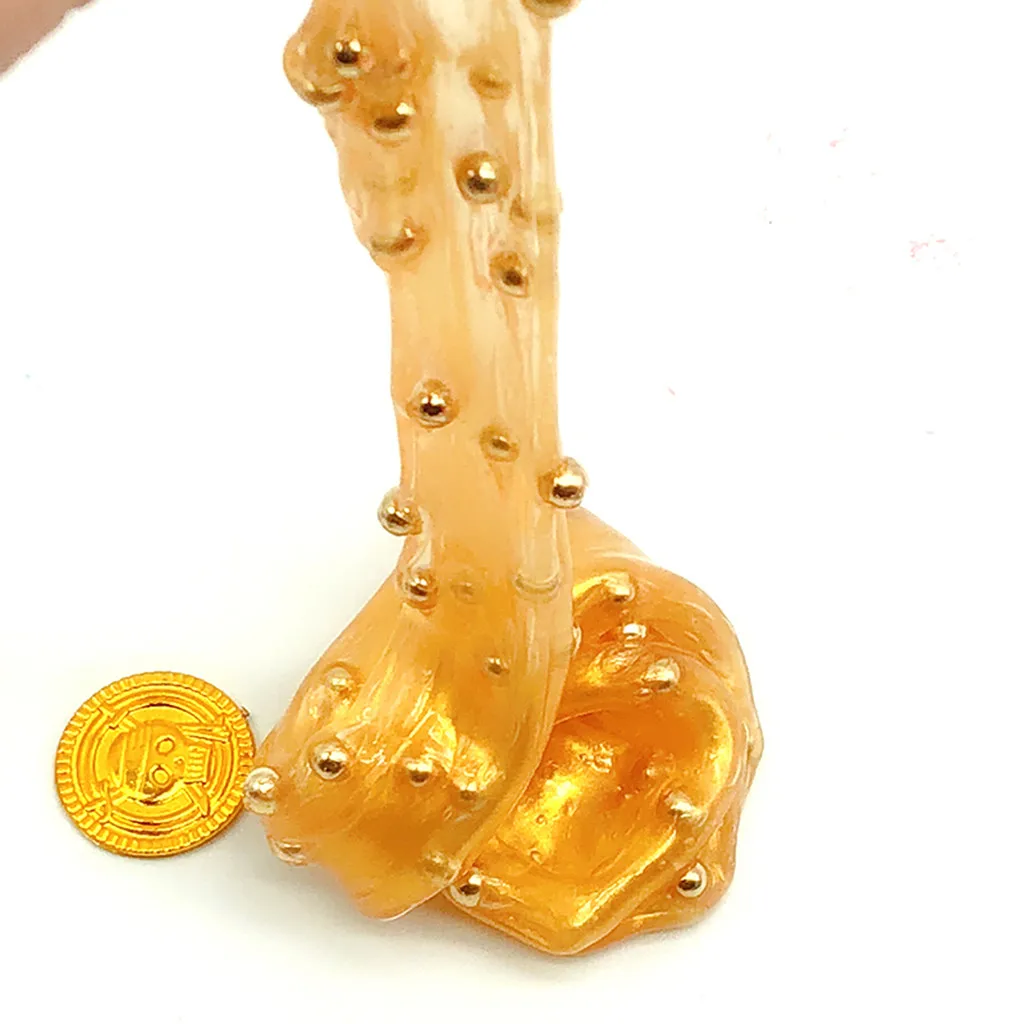 Прозрачные Кристальные слизи игрушки DIY легкие пластилиновые Подвески Слим
