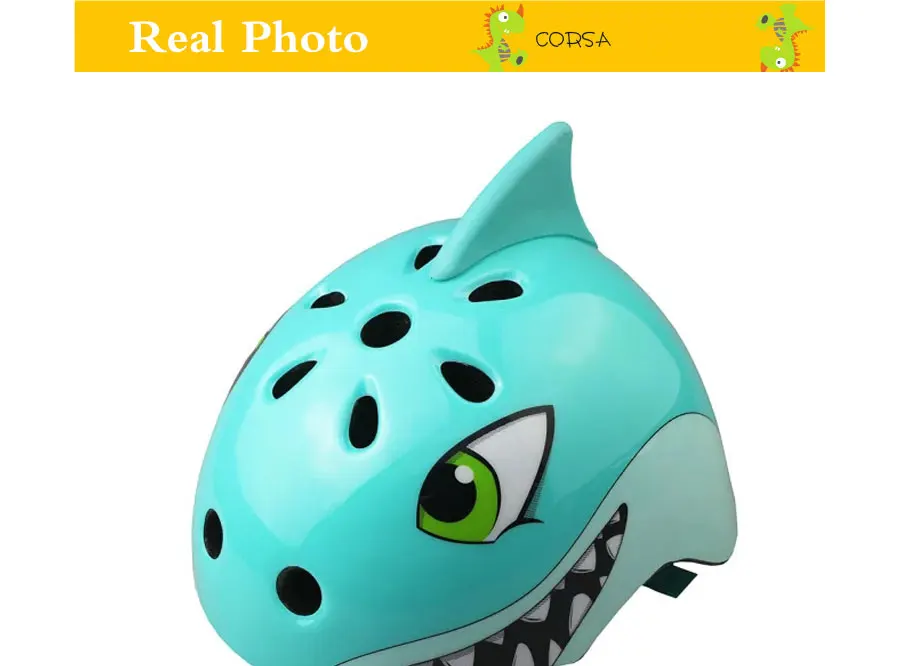 Children bicycle helmet cute cartoon animal safety PC + EPS helmet children riding bicycle skating scooter outdoor sports helmet