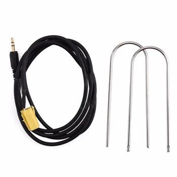 

For Grande Punto Alfa 159 Car Stereo Aux input Vehicle Lead Cable Adaptor 3.5MM Audio Player With Two Radio Keys