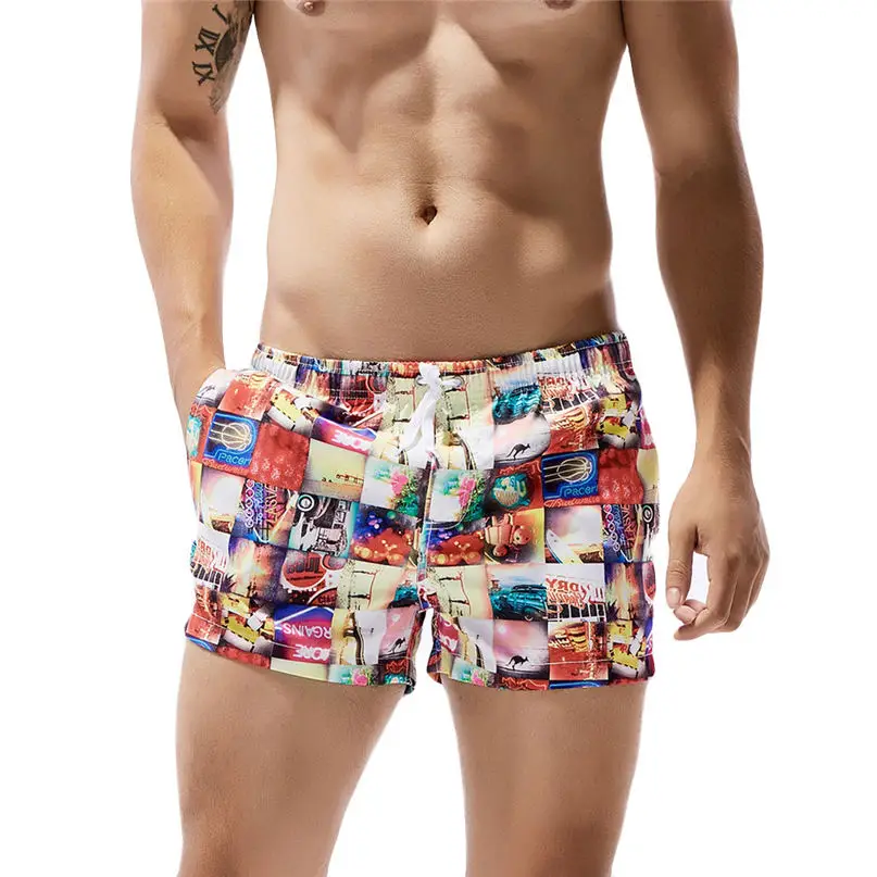 Swimwear Men Mens Swim Shorts Summer Beach Shorts Boxer Swimming Trunks
