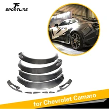 Карбоновое волокно/FRP колесо крыло вспышки для Chevrolet Camaro- переднее и заднее крыло наборы кузова