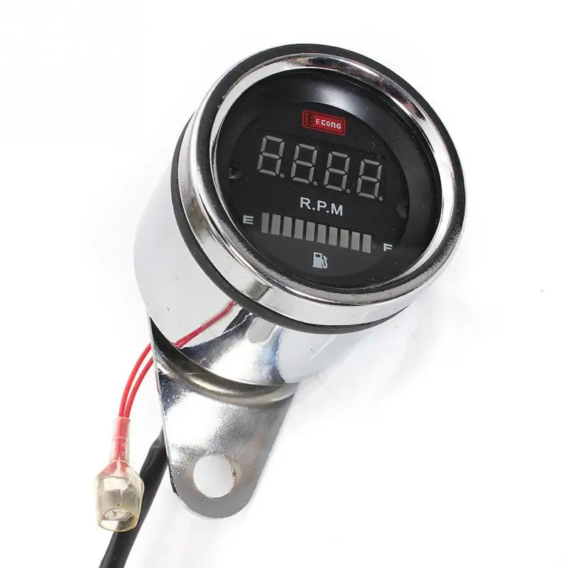 LED Display Digital Tachometer Hour Meter Spark Plugs Stroke Engine