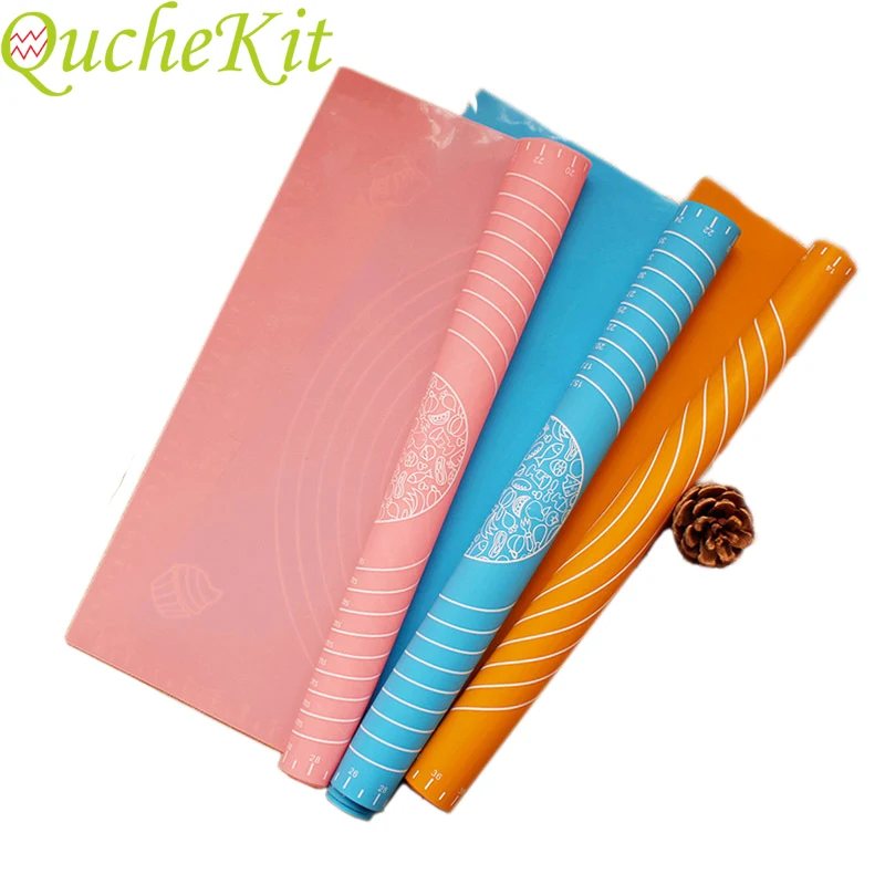 

1pcs Silicone Baking Mat Non-stick Flour Rolling Scale Mat Kneading Rolling Dough Pad Pastry Oven Bakeware Liners Table Sheet