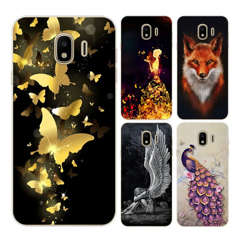 

Silicone Case For SamSung j4 2018 j400 phone case colorful cute printing protective For Samsung J4 J400 soft silicon case