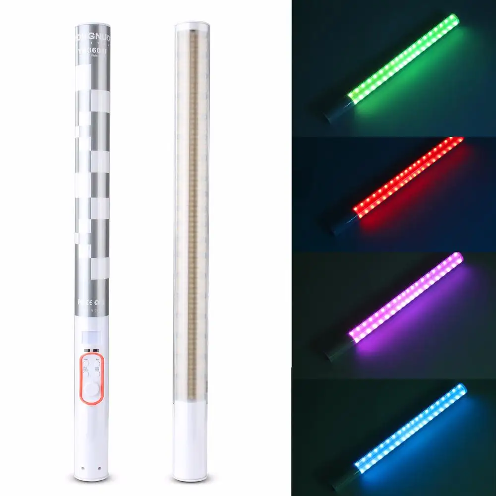 

YONGNUO YN360 II Pro RGB Colorful LED Bi-Color Ice Video Handheld Light 5200mAh Battery Support Color Temperature 3200K-5500K