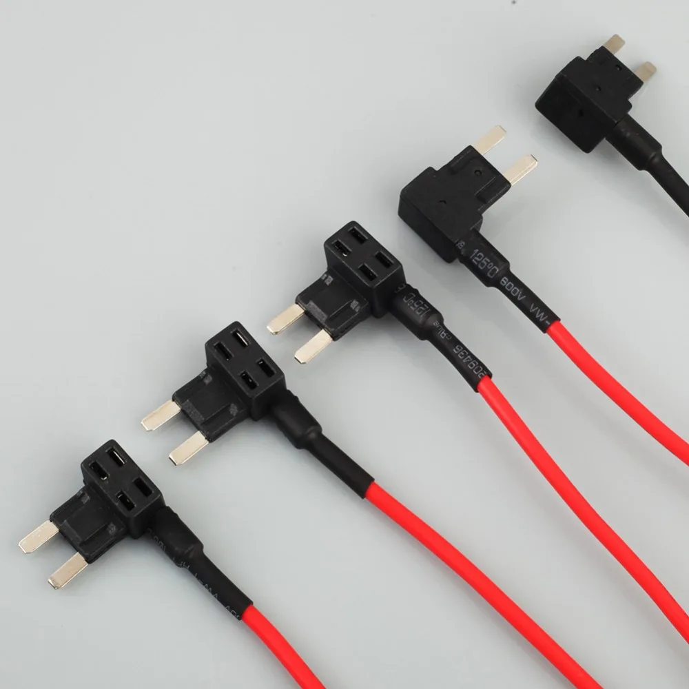 

5 x MINI ATM Fuse Adapter tap Dual Circuit Adapter Holder For Car Truck Auto
