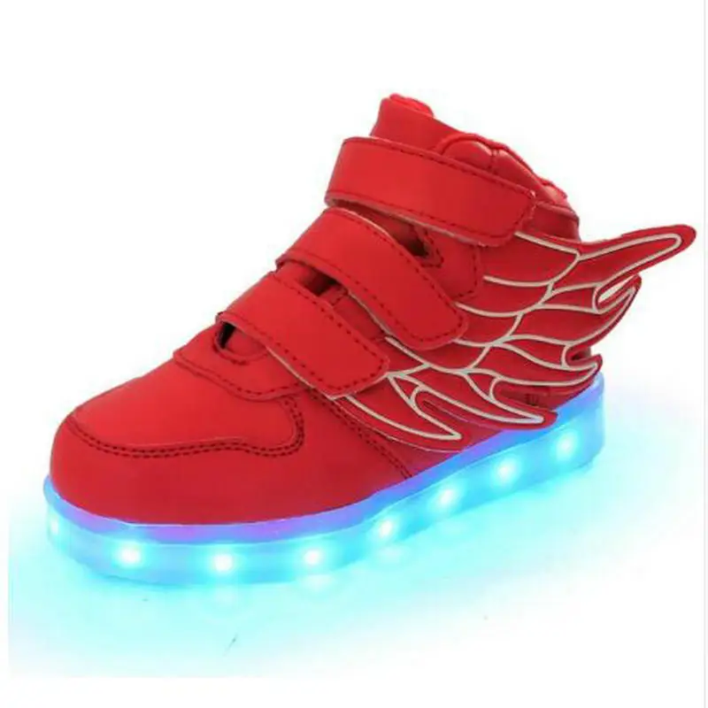 

DDAYXXUAN Boys&Girls Luminous Sneakers 2018 Fashion New USB Charging Children LED Shoes With Light Up Kids Glowing Shoe eu 25~37