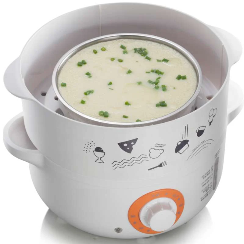 Двойные Электрические отпариватели для еды большой емкости 650 Вт 4 л|electric food
