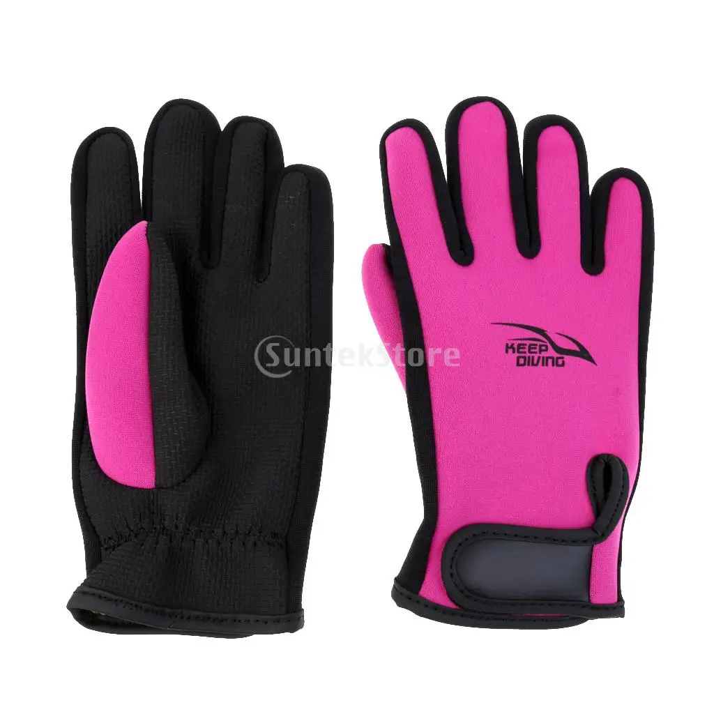 1 пара, 2 мм, неопреновые водонепроницаемые Нескользящие теплые перчатки для мужчин и женщин, для дайвинга, подводного плавания, сёрфинга, зимнего плавания на открытом воздухе