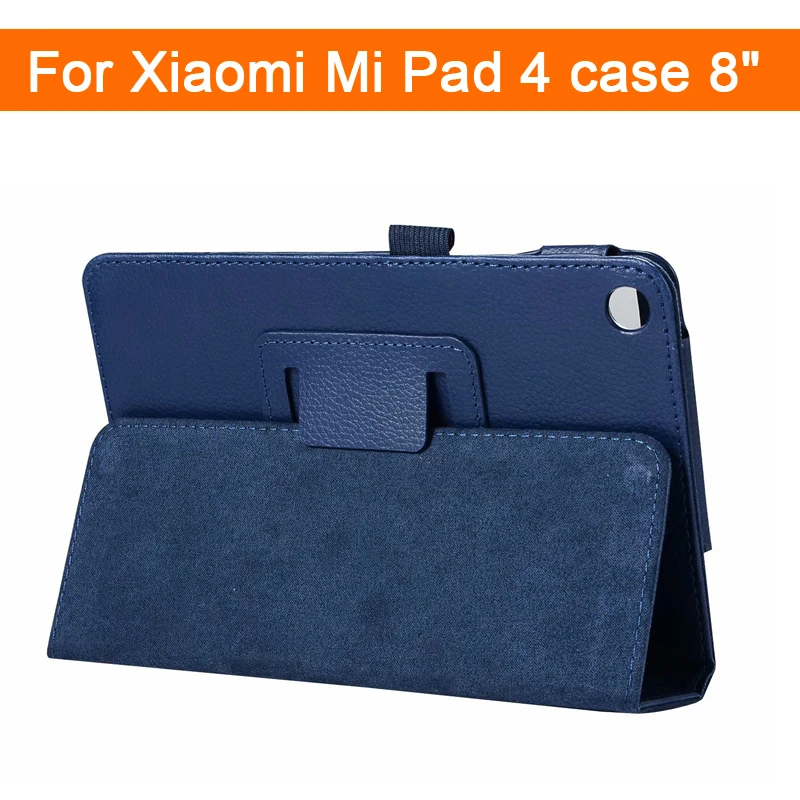 

Case for Xiaomi Mi Pad 4 Case Protective Shell Folding Stand PU Leather Smart Cover for Xiaomi MiPad 4 8" Tablet Accessories