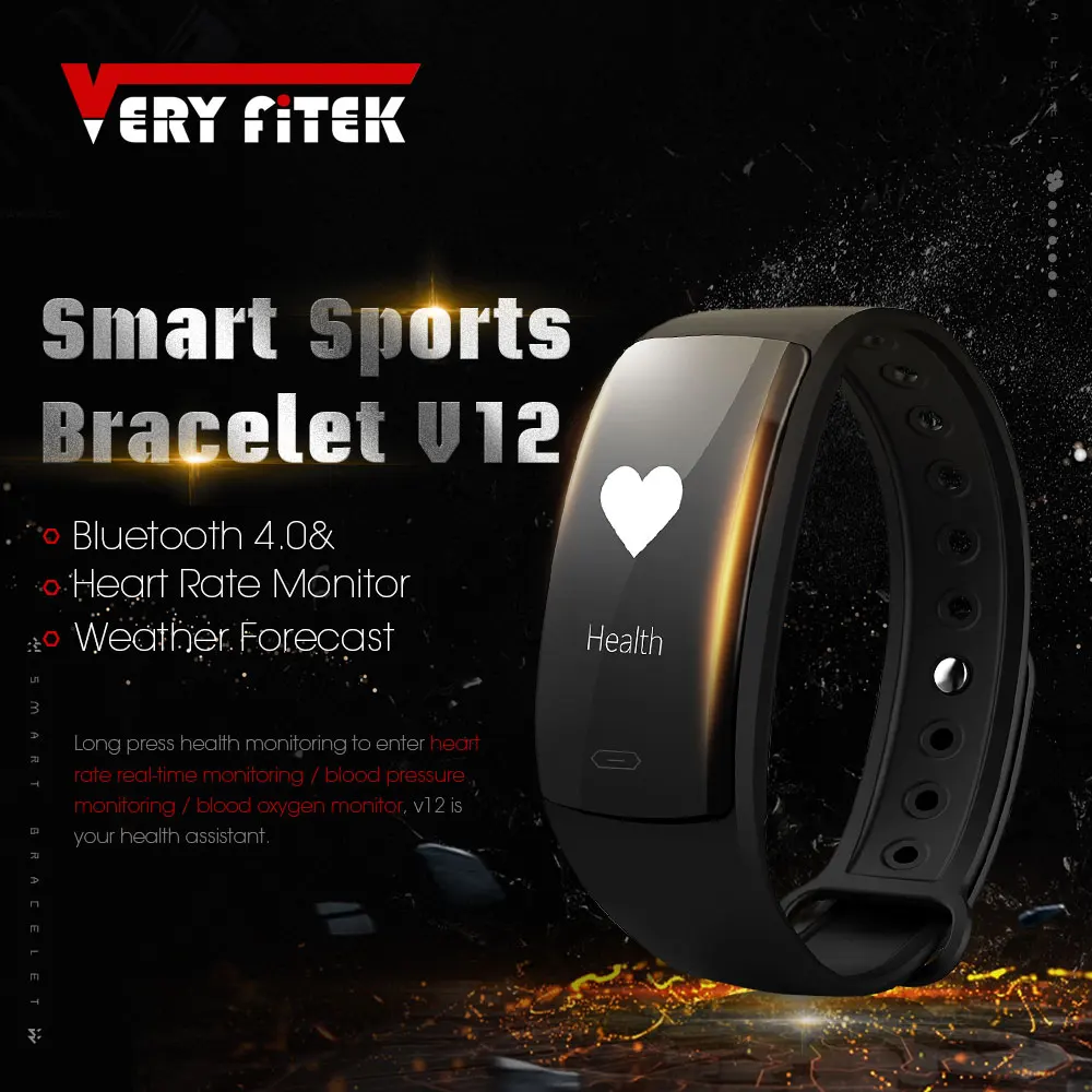 Buy VERYFiTEK V12 Fitness Bracelet IP67 Life