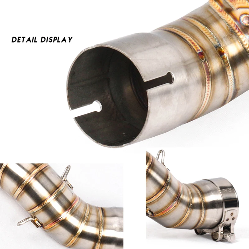 Exhaust Mid Pipe for Kawasaki Z900 Ninja 900 Motorcycle Middle Link