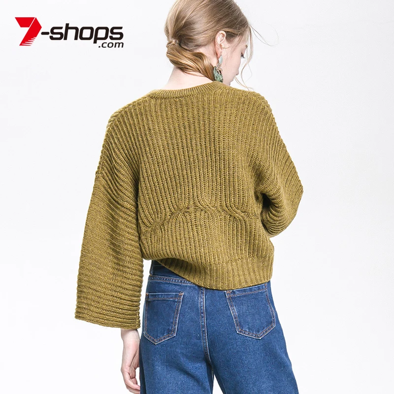 Ccibuy Sale Women Sweater V-Neck Dropped Shoulders Wide Bat Long Sleeves Chunky Knit Jumper Female Sweater Jumper Ladies 2019 Ccibuy Sale Women Sweater V-Neck Dropped Shoulders Wide Bat Long Sleeves Chunky Knit Jumper Female Sweater Jumper Ladies 2019