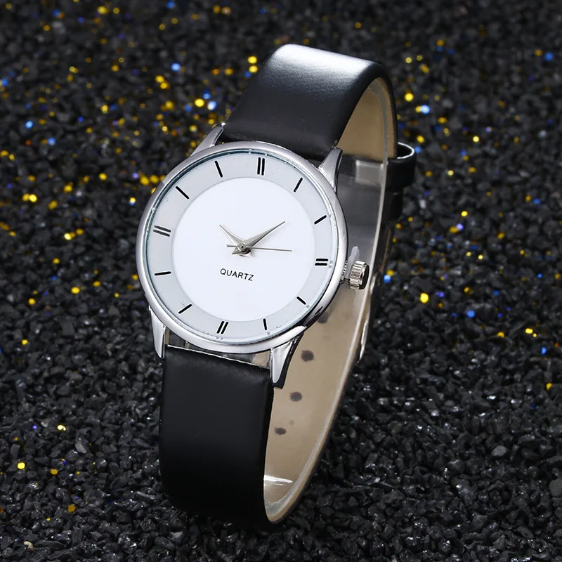 Мода г. Повседневное простой Стиль любителей кварцевые часы Для женщин Для мужчин платье часы наручные часы Relogio Masculino Mujer