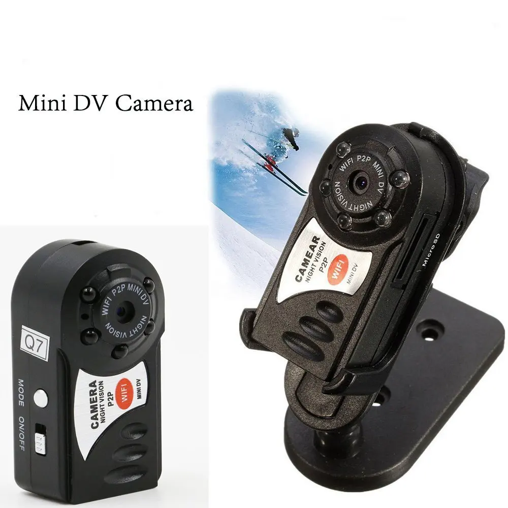 Q7 Motion Detection Mini Wifi DVR Video Camera Recorder Wireless Wi fi IP Camcorder Night Vision