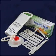 Retail 1 Unidades Multifunción Cocina Herramientas Vegetal Fruta Slicer Peeler Cortador Rallador Shredder