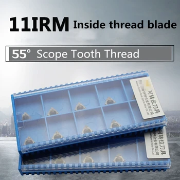 

10Pcs 11IRM A55 GM3225 55°Scope Tooth Type Internal Thread Blade