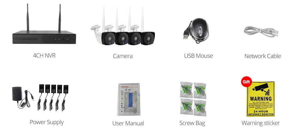 whole set of video surveillance