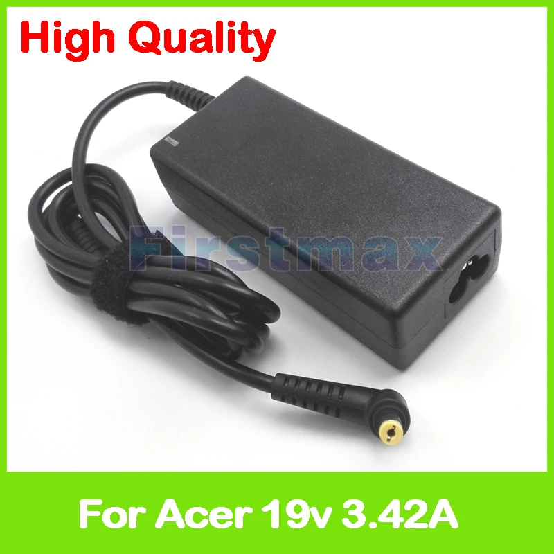 65 Вт 19 В 3.42A AC адаптер питания для Acer TravelMate P243 P643 tm4330 tm4740 tm6493 tm8472 зарядное устройство