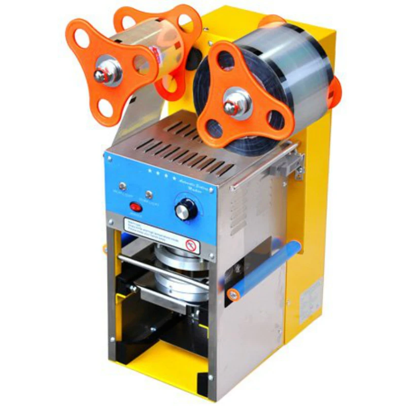 Professional Auto Cup Sealing Machine 400 600 Cups/Hour For Boba Tea