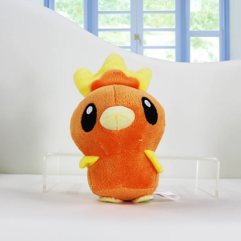 5,5 ''Jigglypuff Charmander Gengar Bulbasaur Dragonite Snorlax Mewtwo Psyduck Lapras Charizard Torchic Groudon плюшевые игрушки куклы - Цвет: Torchic 10CM