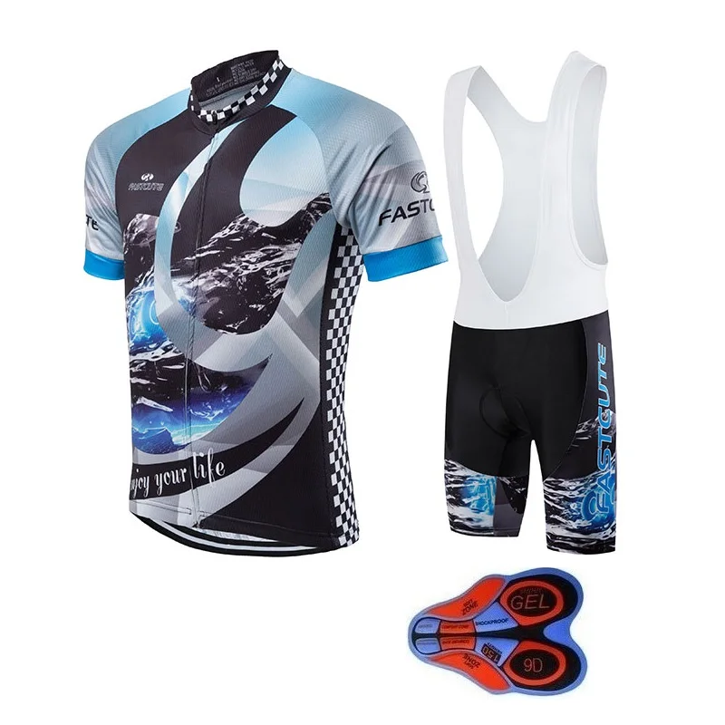 

201 MTB Brand New FASTCUTE Summer Cycling High quality Clothing Quick-Dry Short Sleeve Racing Bicycle Jersey Enjoy Your Left