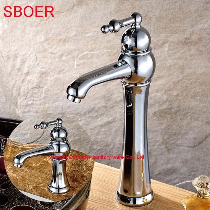 

New Hot Widespread Waterfall Single Handle Sink Sprout Mixer Bathroom Basin Kitchen Faucet with Chrome polished deck mounted Tap