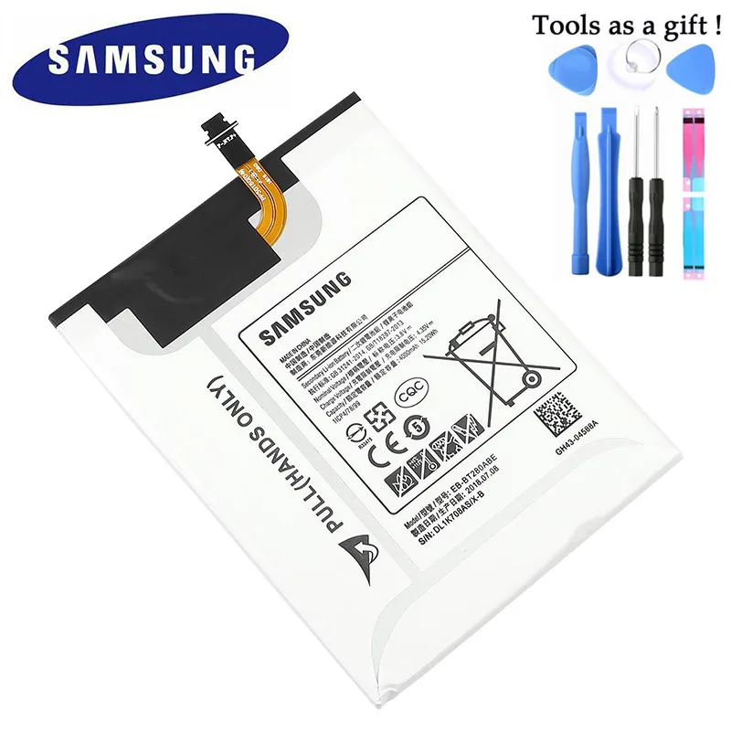 Аккумуляторная батарея для планшета SAMSUNG GALAXY Tab A 7 0 T280 T285 4000 мАч|Аккумуляторы