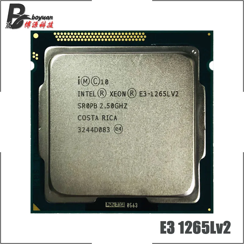 Intel Ксеон E3-1265L v2 E3 1265Lv2 1265L 2 5 ГГц Quad-Core Восьмиядерный 45 Вт Процессор процессора LGA
