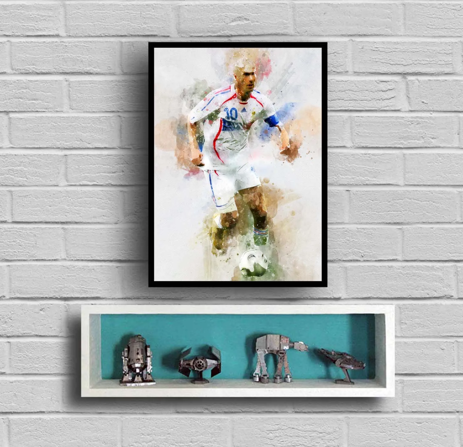 Zidane كرة القدم كرة قدم رياضية مائية مجردة المشارك