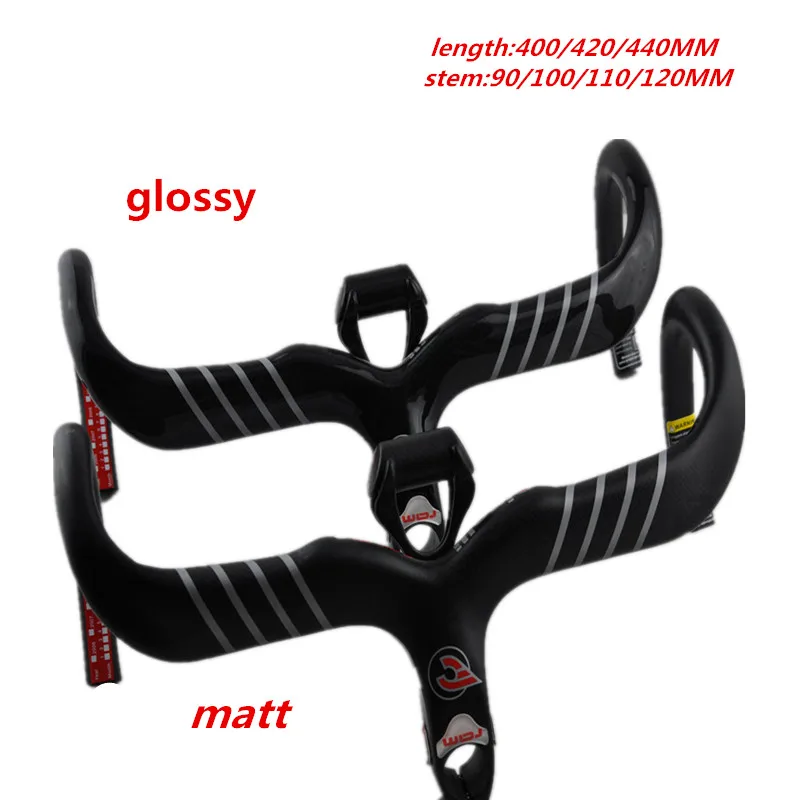 Famous brand bike handlebar carbon fiber bend curve to the base of one-piece equipment frame bottle seat cushion | Спорт и