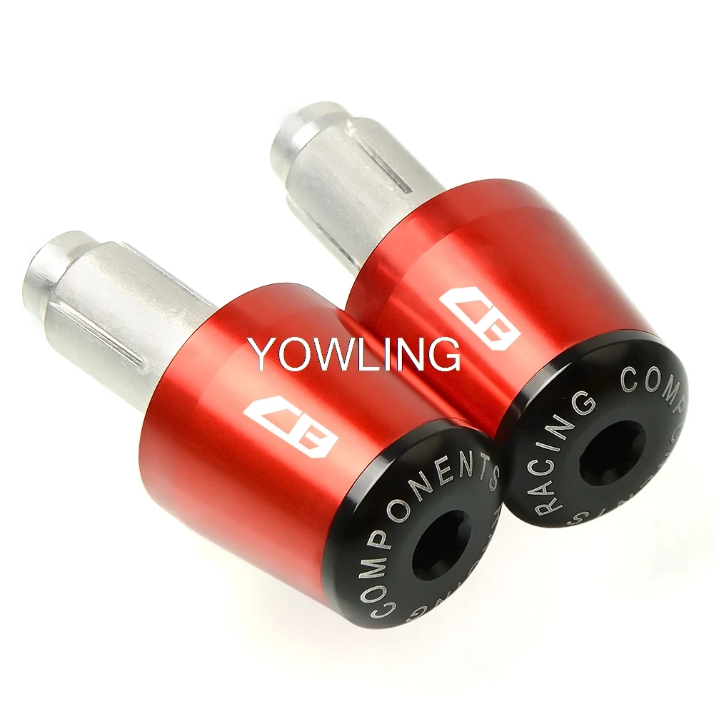 

Motocross Hand Bar End Handlebar Grips Cap Anti Vibration Silder Plug For HONDA CB650F CBR650F CB300F CB400X CB400 CB250 CB600