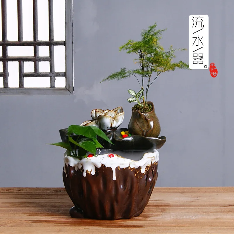 

Humidifier Factory Direct Sales Ceramic Pipeline Arrangements Modern Atomization And Humidification Crafts Arrangement Bamboo