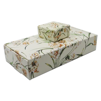 

400Pcs/lot DHL Wholesale Daffodil Kraft Paper Gifts Packaging Box Carton Crafts Handmade Supply Packing Box Paper Card Pack Box