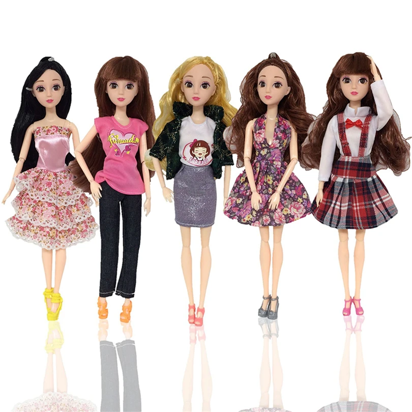 Новая кукольная одежда на 30 см аксессуары для кукол Повседневное платье юбка вечерние платья Аксессуары для девочек куклы DIY игрушки для девочек подарок