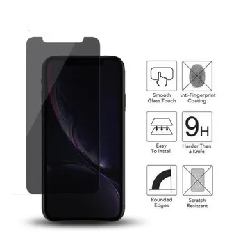 

1000pcs Privacy Screen Protector Film For iPhone XS Max XR X 8 7 6 6S Plus Premium Guard Protective 9H Hardness Tempered Glass