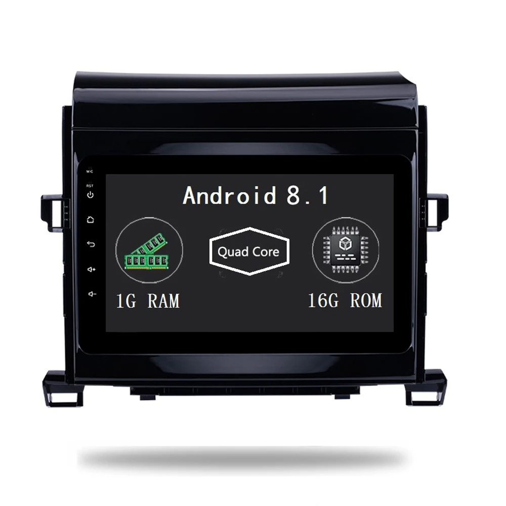 Best Android 8.1 Car Radio GPS Navi for Toyota Alphard Car Multimeida Player Navigator Stereo Head Unit with Steering Wheel Control 3